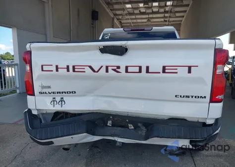 2020 Chevrolet Silverado 1500 4Wd Short Bed Custom/4Wd Standard Bed Custom from USA, damaged, VIN 1GCUYBEF7LZ290000